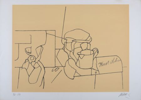 Litografia Adami - Kurt Schw..., 1986 - Hand-signed