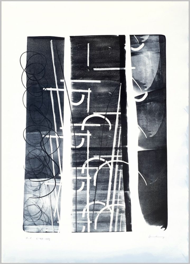 Litografia Hartung - L-49-1973