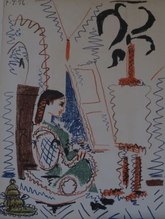 Litografia Picasso -  l 'atelier de Cannes