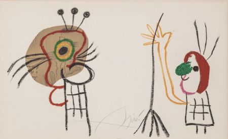 Litografia Miró - L' Enfance d' Ubu
