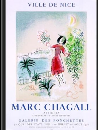 Litografia Chagall - LA BAIE DE NICE