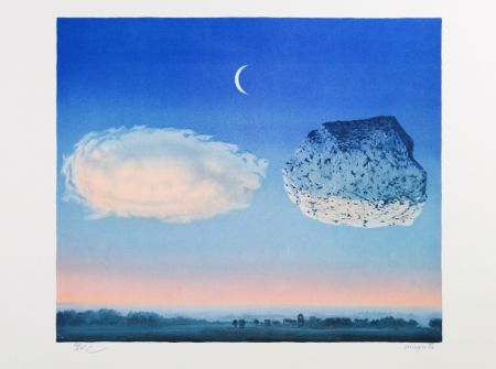 Litografia Magritte - La Bataille de l'Argonne