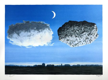 Litografia Magritte - La Bataille de l'Argonne (The Battle of the Argonne)