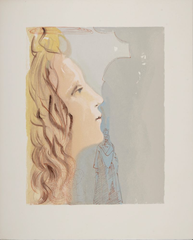 Incisione Su Legno Dali - La Beauté de Béatrice, 1963