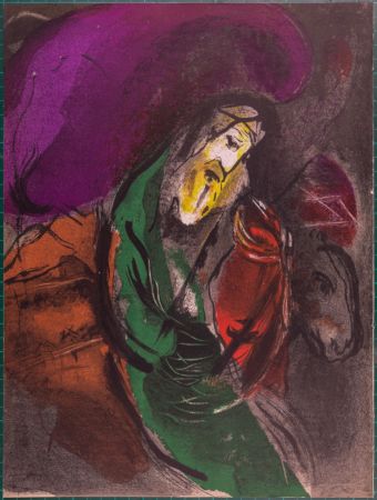 Litografia Chagall - La Bible : Jérémie, 1956