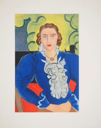 Litografia Matisse - La blouse bleue