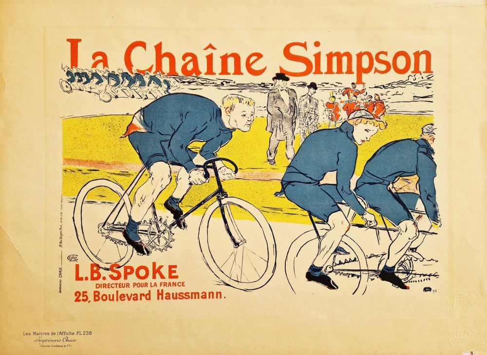 Litografia Toulouse-Lautrec - La Chaine Simpson