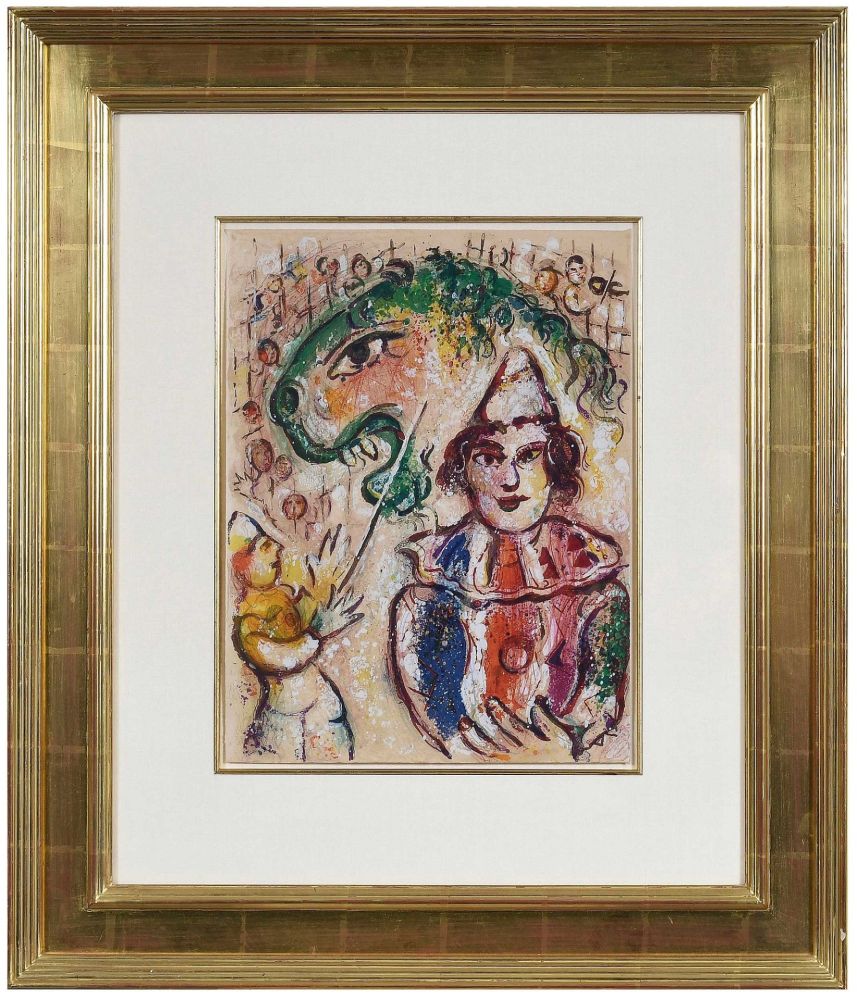 Litografia Chagall - La Cirque