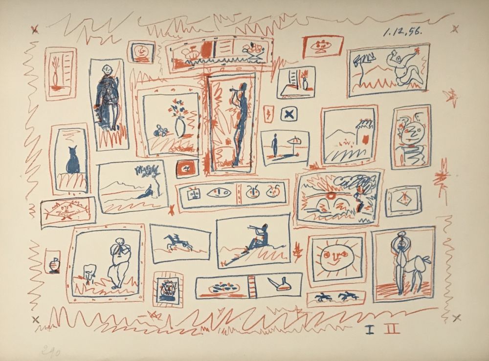 Litografia Picasso - La Collection de tableautins (Collection of small pictures)