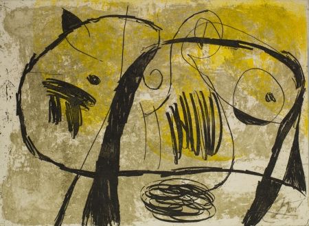 Acquatinta Miró - La Commedia Del Arte V