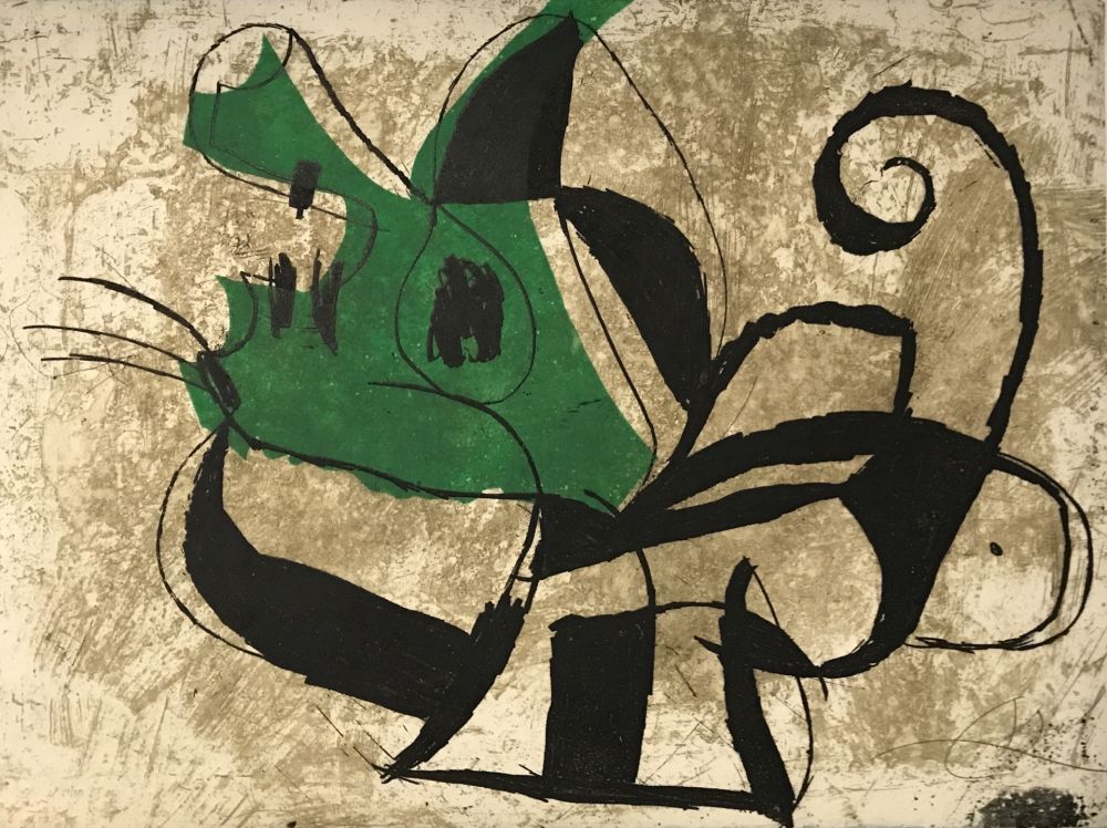 Incisione Miró - La Commedia dell’ Arte I (D. 1106)