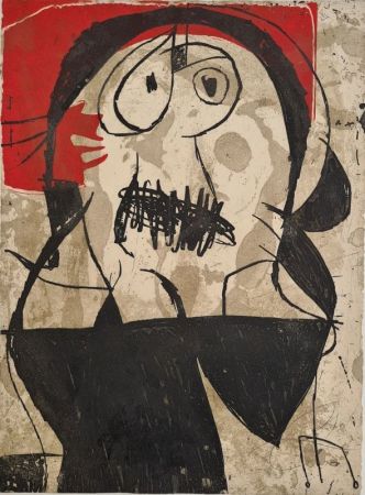 Acquaforte Miró - La commedia dell'arte VII 