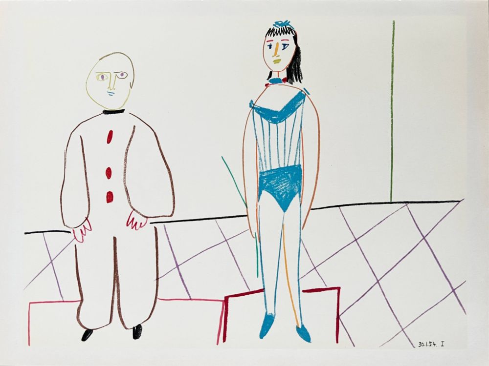 Litografia Picasso - La Comédie Humaine