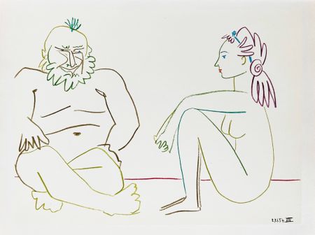 Litografia Picasso - La Comédie Humaine