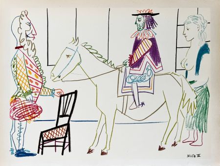 Litografia Picasso - La Comédie Humaine
