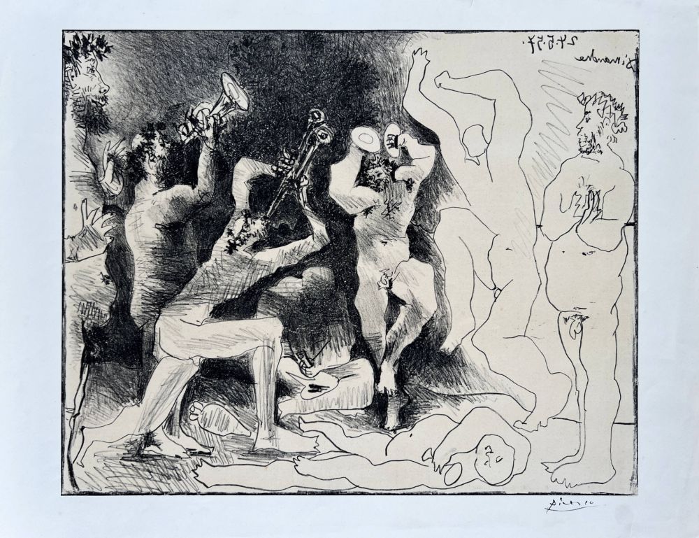 Litografia Picasso - La Danse des Faunes