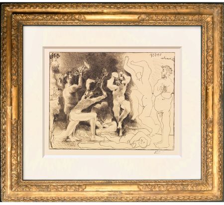 Litografia Picasso -  La danse des faunes