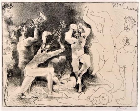 Litografia Picasso - La Danse des Faunes