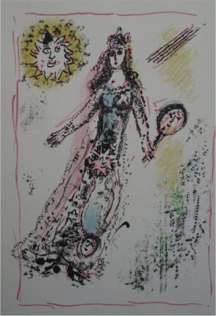 Litografia Chagall - La Feerie et le Royaume, planche 6