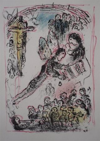 Litografia Chagall - La Feerie et le Royaume, planche 7