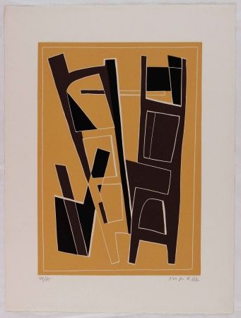 Linoincisione Magnelli - La Ferrage VI