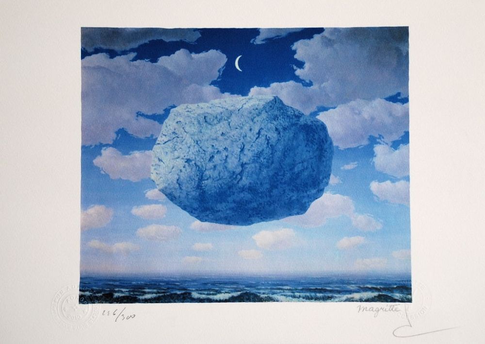 Litografia Magritte - La Flèche de Zénon