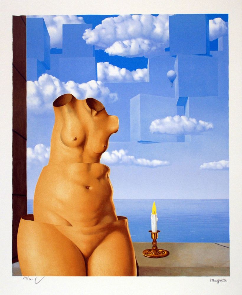 Litografia Magritte - La Folie des Grandeurs II