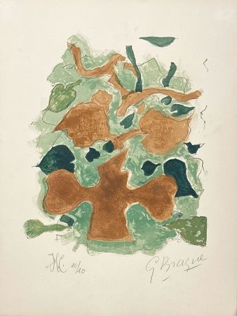 Litografia Braque - La forêt