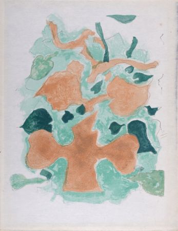 Litografia Braque - La Forêt, 1963