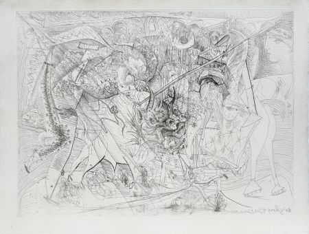 Acquaforte Picasso - La Grande Corrida