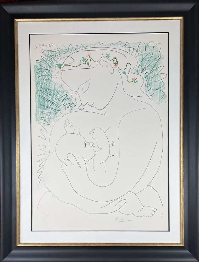 Litografia Picasso - La Grande Maternité