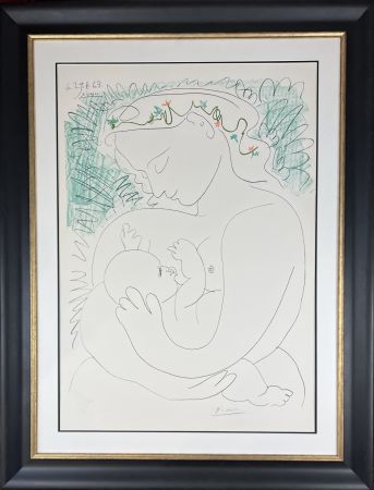 Litografia Picasso - La Grande Maternité