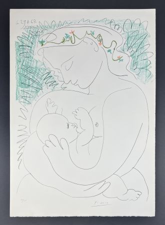Litografia Picasso - La Grande Maternité
