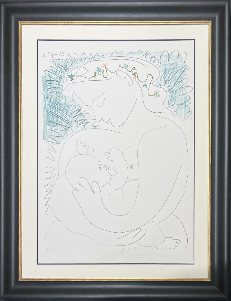 Litografia Picasso - La Grande Maternité, 1963