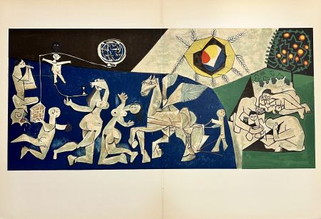Litografia Picasso - La Guerre et la Paix
