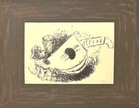 Litografia Braque - La guitare