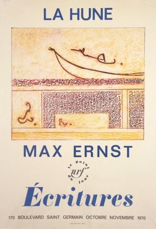Litografia Ernst - La Hune  Ecritures