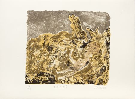 Litografia Dubuffet - La lande dorée