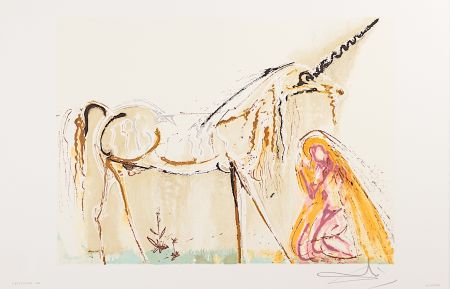 Litografia Dali - La Licorne (Unicorn)