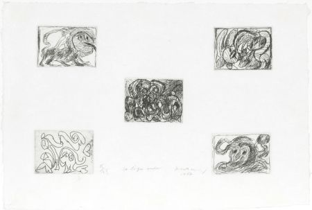 Acquaforte Alechinsky - La ligne seule