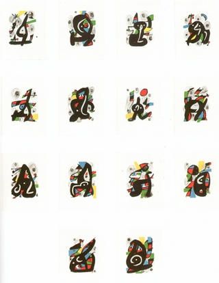 Litografia Miró - La melodie àcide