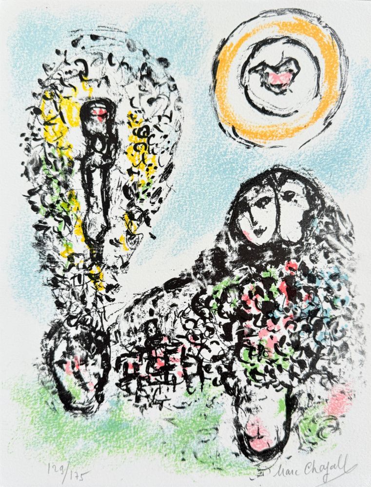 Litografia Chagall - La Mise en Mot