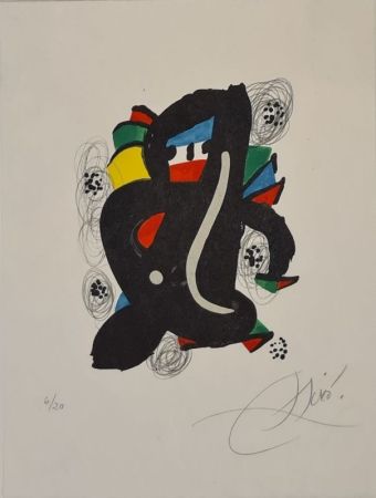 Litografia Miró - La mélodie acide 