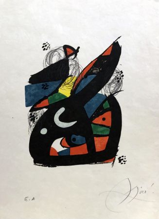 Litografia Miró - La mélodie acide - 13