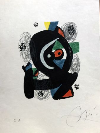 Litografia Miró - La mélodie acide - 2