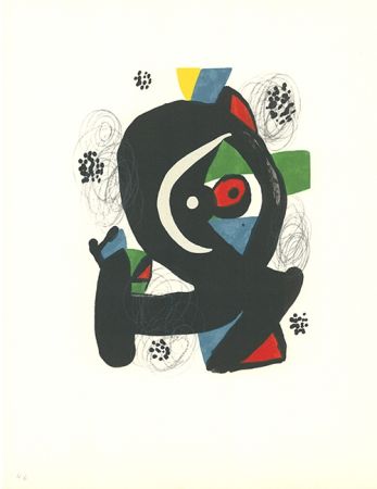 Litografia Miró - La mélodie acide - 2