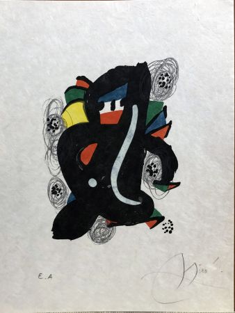 Litografia Miró - La mélodie acide - 6
