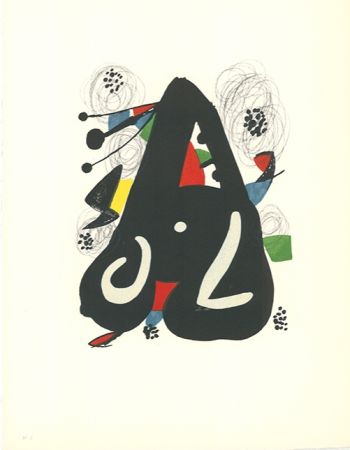 Litografia Miró - La mélodie acide - 9