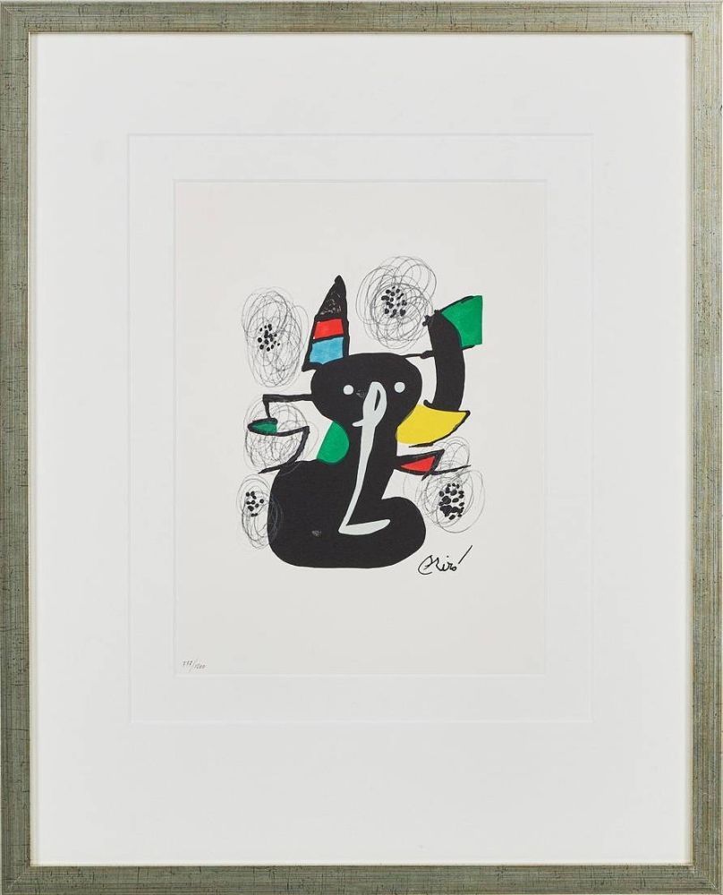 Litografia Miró - La Mélodie Acide, Planche III