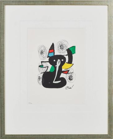 Litografia Miró - La Mélodie Acide, Planche III